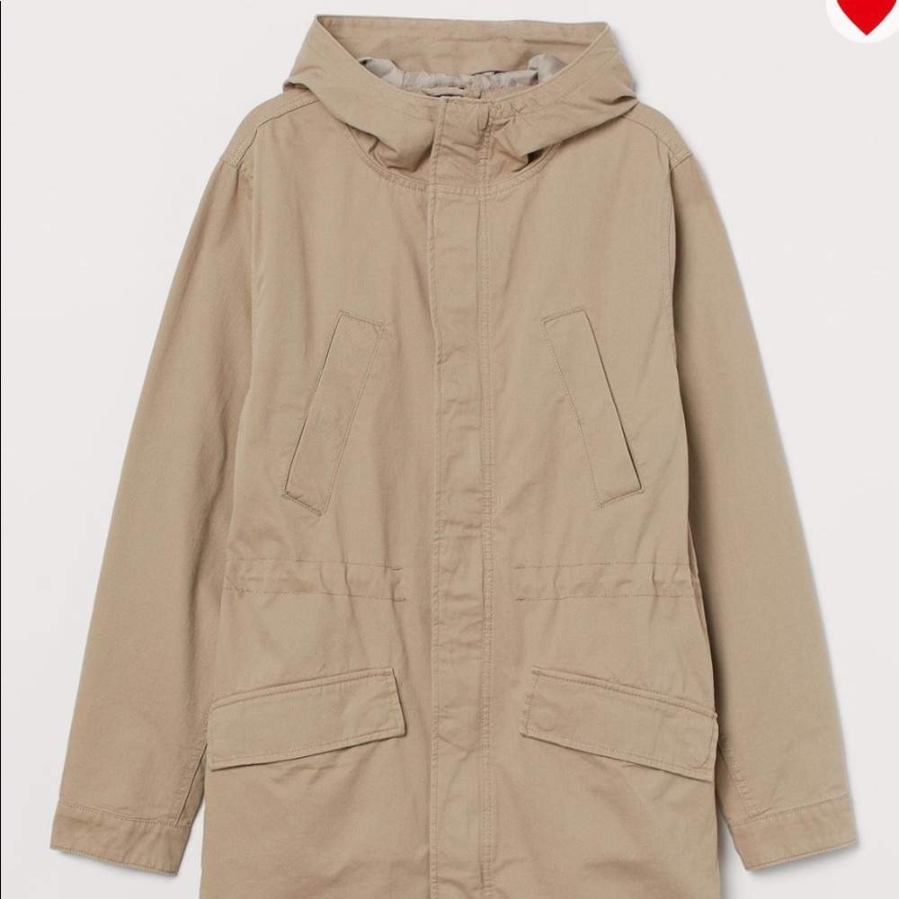 H&M MENS PARKA COAT - BRAND NEW , NEVER WORN
